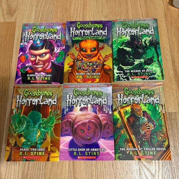 Goosebumps Horrorland Book Bundle Lot Special Edition Weirdo Halloween - Picture 2 of 3